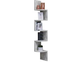 ebuy24 Mintis wandrek hoek 5 planken beton decor.