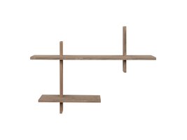 ebuy24 Ovada wandkast wandplank 2 planken naturel.