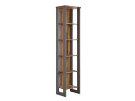 ebuy24 Prime A kantoor wandkast 5 planken, Old Wood decor.