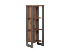 ebuy24 Prime kantoor wandkast 3 planken, Old Wood decor.