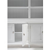 ebuy24 Skansen wandkast , boekenplank 10 planken, 4 deuren wit.