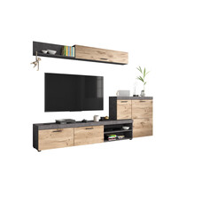 ebuy24 Swift  kastopstelling 2 deuren eik decor.