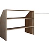 ebuy24 Dacho wandkast voor schuine wand 2 planken eik decor.