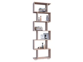 ebuy24 PalusaL wandkast 6 planken eik decor.