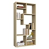 ebuy24 Lanisa wandkast 8 planken eik decor.