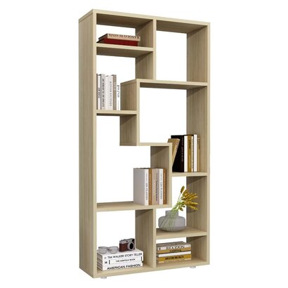 ebuy24 Lanisa wandkast 8 planken eik decor.