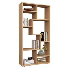 ebuy24 Lanisa wandkast 8 planken beuken decor.