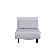 ebuy24 Vicky slaapbank ,fauteuil wit.