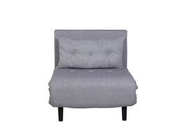 ebuy24 Vicky slaapbank ,fauteuil grijs.