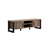 ebuy24 Emile TV-meubel 2 deuren, 2 planken, eik decor.