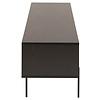 ebuy24 Anor TV-meubel 2 schuifdeuren, es decor zwart.