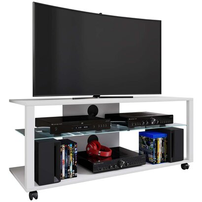 ebuy24 FolasXLR TV-meubel 2 planken wit.