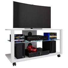 ebuy24 FolasLR TV-meubel 2 planken wit.