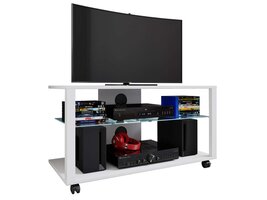 ebuy24 FolasLR TV-meubel 2 planken wit.