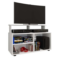 ebuy24 Balanisa TV-meubel 3 planken wit.