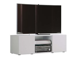 ebuy24 Lowina115 TV-meubel 2 deuren 2 laden wit.