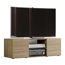 ebuy24 Lowina115 TV-meubel 2 deuren 2 laden eik decor.