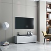 ebuy24 ArilaM TV-meubel 1 kleppe wit.