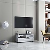 ebuy24 ArilaL TV-meubel 1 kleppe 2 planken wit.