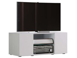 ebuy24 Lowina95 TV-meubel 2 deuren 2 laden wit.