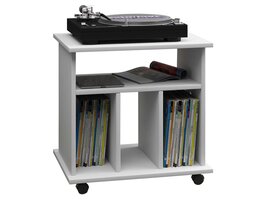 ebuy24 Tabina Hifi-meubels 4 planken wit.