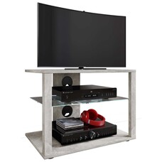 ebuy24 FolasM TV-meubel 2 planken beton decor.