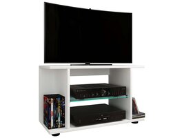 ebuy24 ExpaloL TV-meubel 2 planken wit.