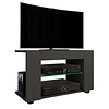 ebuy24 PlexaloL TV-meubel 2 planken antraciet.