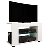 ebuy24 PlexaloL TV-meubel 2 planken wit.
