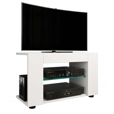 ebuy24 PlexaloL TV-meubel 2 planken wit.