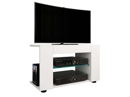 ebuy24 PlexaloL TV-meubel 2 planken wit.