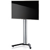 ebuy24 Stadino Maxi TV-meubel met V-voet, Zilverkleurig.