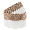ebuy24 Tanta mand Ã˜22/25cm set van 2 wit,naturel.