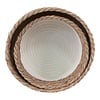 ebuy24 Tanta mand Ã˜22/25cm set van 2 wit,naturel.