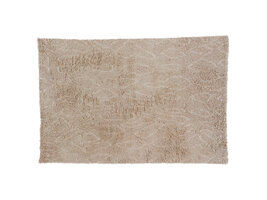 ebuy24 Leiko vloerkleed 300x200 cm wol beige.