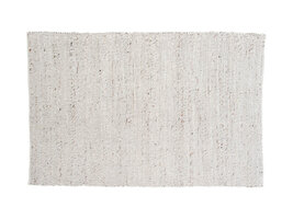 ebuy24 Loump vloerkleed 300x200 cm wol beige, wit.