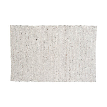 ebuy24 Loump vloerkleed 300x200 cm wol beige, wit.