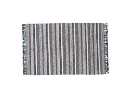 ebuy24 Agra vloerkleed 240x170 cm wol blauw, grijs.