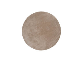 ebuy24 Undra vloerkleed Ø200 cm polyester beige.