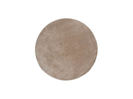 ebuy24 Undra vloerkleed Ã˜200 cm polyester beige.