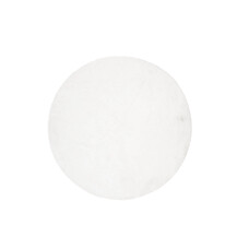 ebuy24 Undra vloerkleed Ã˜200 cm polyester wit.