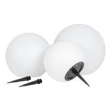 ebuy24 Lifton lamp zonne-lamp LED set van 3 wit.