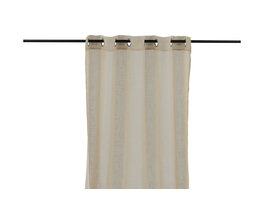 ebuy24 Kaya grodijn 1 st. met ringen 290x140cm beige.