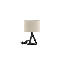 ebuy24 Kona verlichting tafellamp 25x18x50,5cm stof beige, zwart.