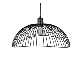 ebuy24 Elsa verlichting hanglamp 40x34x22cm staal zwart.