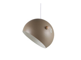 ebuy24 Tubbie verlichting hanglamp Ã˜29cm staal beige.