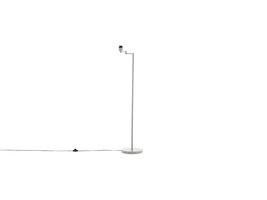 ebuy24 Virro verlichting vloerlamp 44,5x25,5x126cm staal beige.