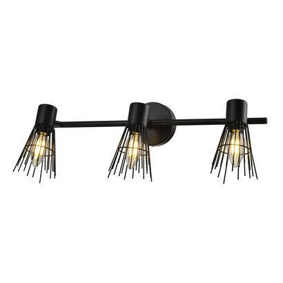 ebuy24 Pico verlichting wandlamp 24x15x15cm staal zwart.