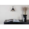 ebuy24 Elsa verlichting wandlamp 16x26x24cm staal zwart.