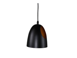 ebuy24 Elda verlichting hanglamp Ã˜16cm staal zwart, koper.